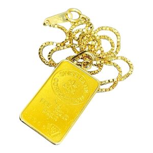 K24 インゴット K18 ネックレス アクセサリー