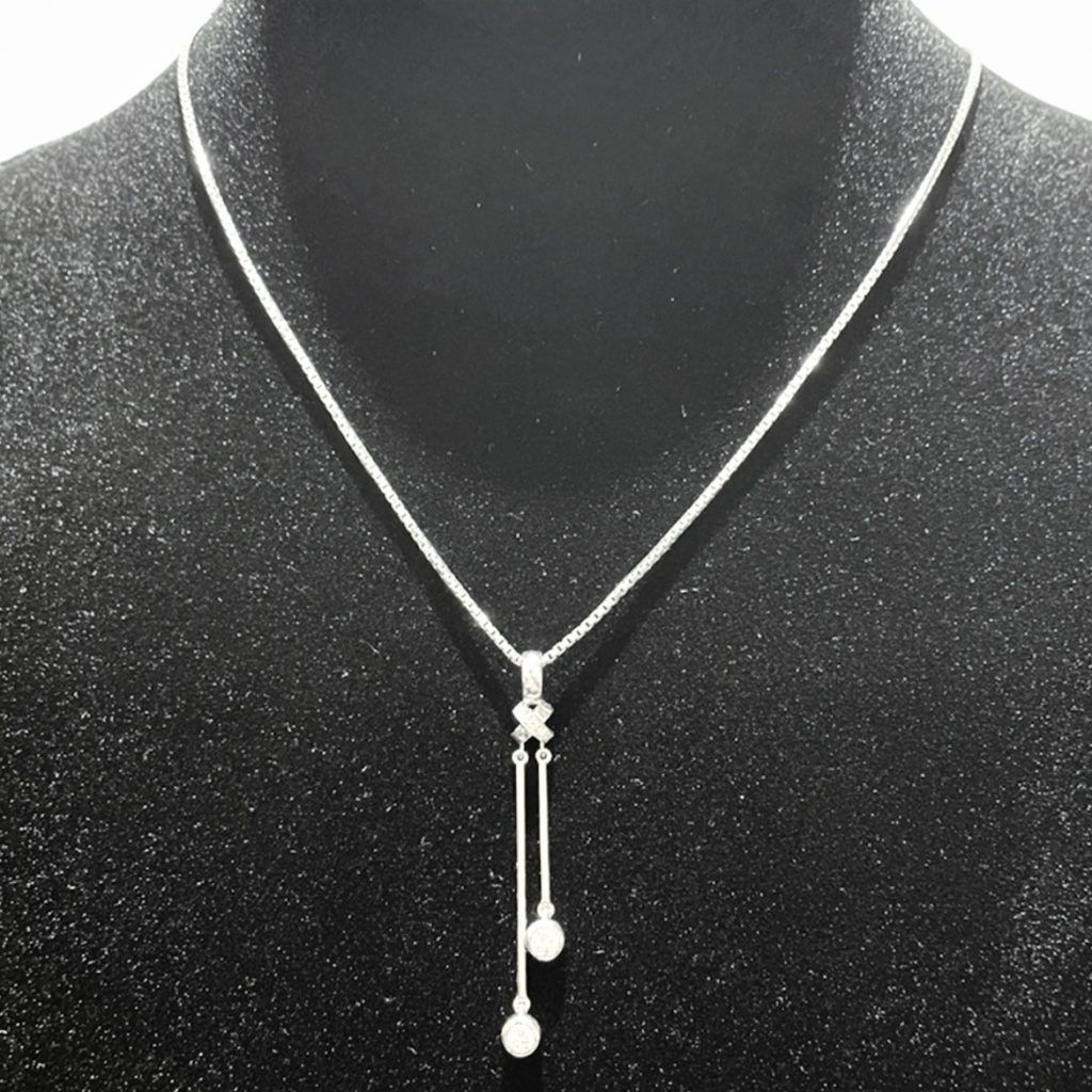 Pt850 ネックレス 石あり プラチナ 買取