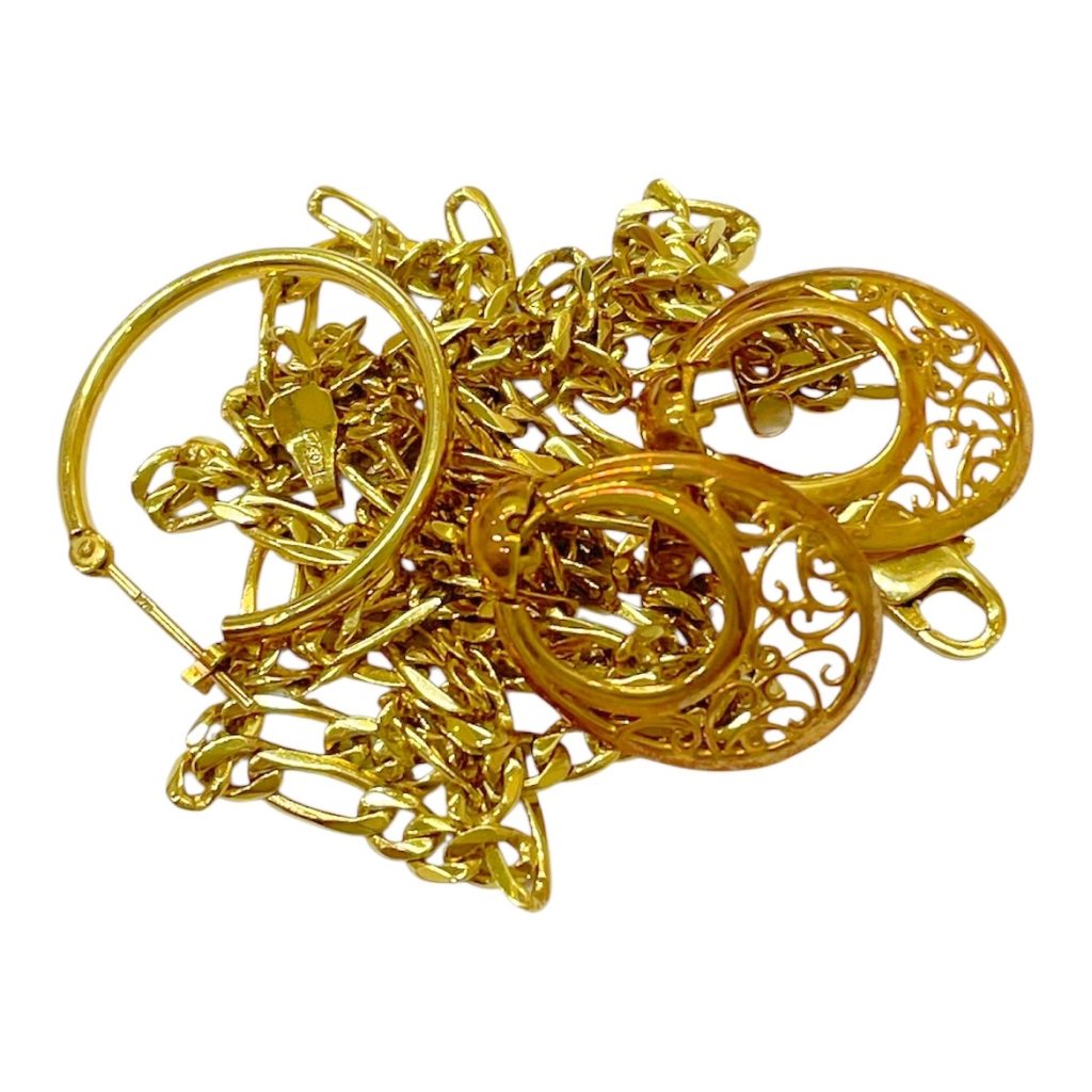 18金 K18 アクセサリー まとめ ピアス ネックレス買取