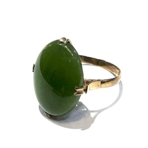 【貴金属】K18 750 18金 リング 翡翠 ジュエリー アクセサリー