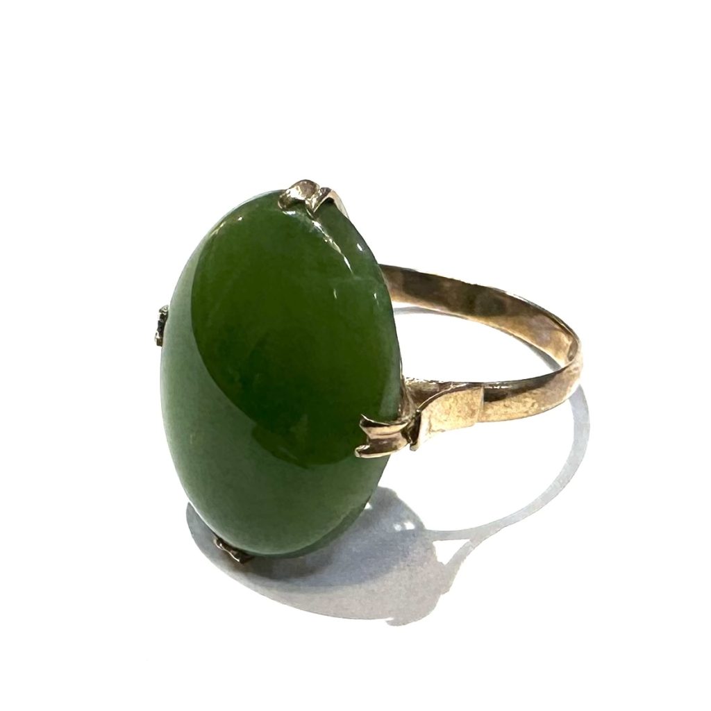 【貴金属】K18 750 18金 リング 翡翠 ジュエリー アクセサリー