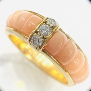 Van Cleef ＆Arpels ヴァンクリーフ＆アーペル VCA サンゴ リング K18