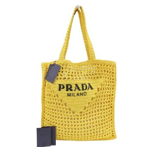 PRADA　プラダ　トートバック　ラフィア　