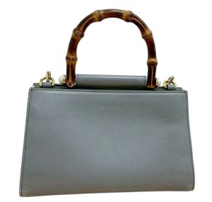 GUCCI　グッチ　バンブー　ニムフェア　ハンドルバック