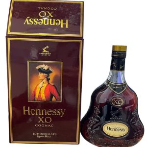 ヘネシー XO エクストラオールド 金キャップ クリアボトル 箱あり HENNESSY ブランデー