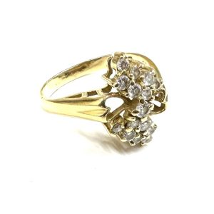 【貴金属】K18 18金 750 リング ダイヤモンド