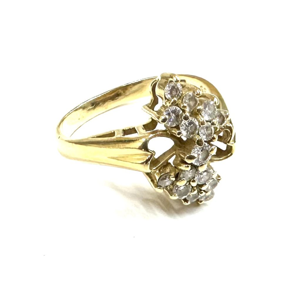 【貴金属】K18 18金 750 リング ダイヤモンド