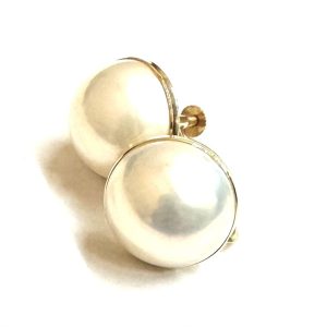 【貴金属】K18（18金/750）パール付 イヤリング ジュエリー アクセサリー