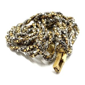【貴金属】K18/Pt850 18金 750 プラチナ コンビネックレス ジュエリー アクセサリー