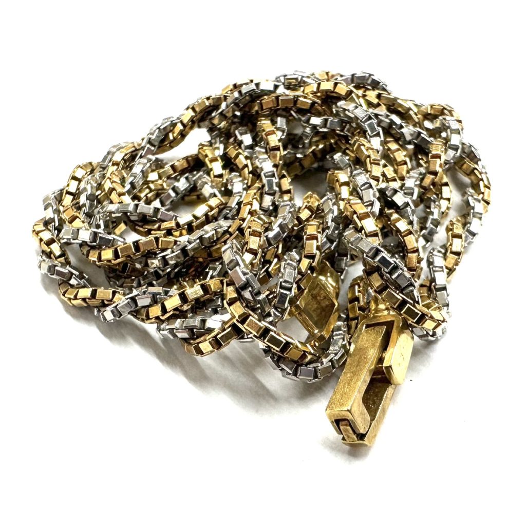 【貴金属】K18/Pt850 18金 750 プラチナ コンビネックレス ジュエリー アクセサリー