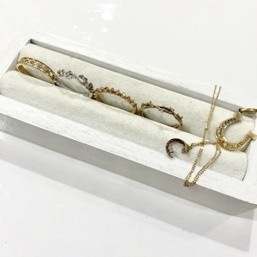 【K10 おまとめ】10金・貴金属・アクセサリー・リング（指輪）・ネックレス・メレダイヤ