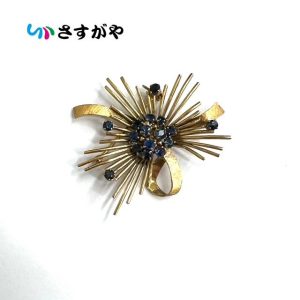 K10 金 ゴールド ブローチ アクセサリー 貴金属
