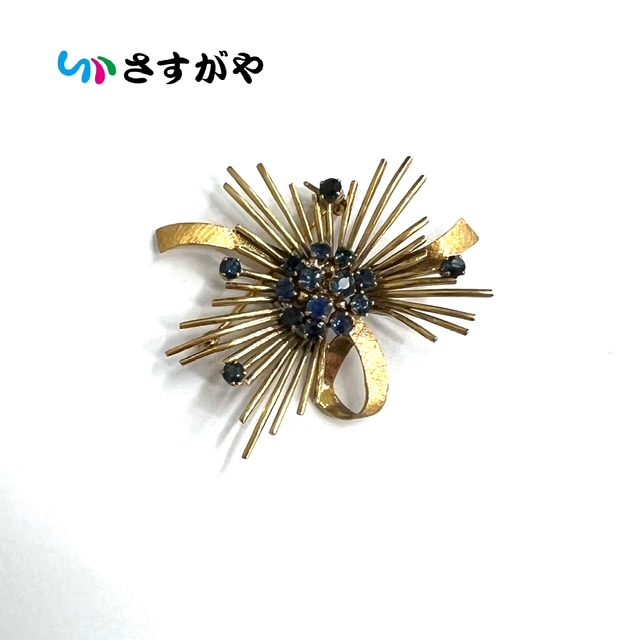K10 金 ゴールド ブローチ アクセサリー 貴金属