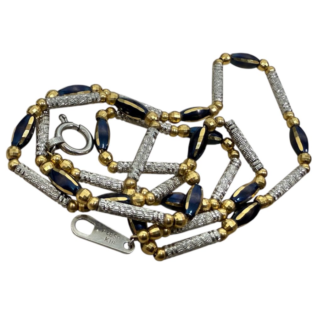 K18/Pt850 コンビネックレス