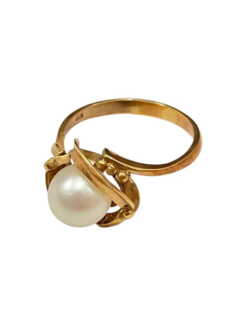 K18パールリング