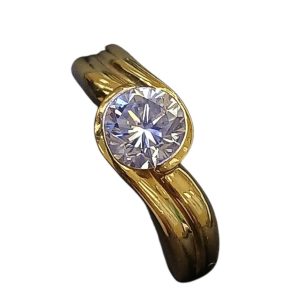 K18（18金）ダイヤモンド 1.02ct リング