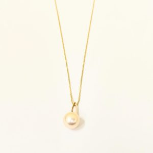 K18  18金　ネックレス　パール