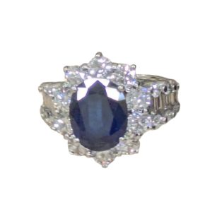 サファイア　リング