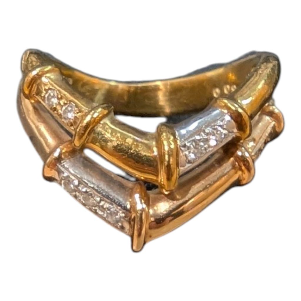 K18Pt900 コンビリング