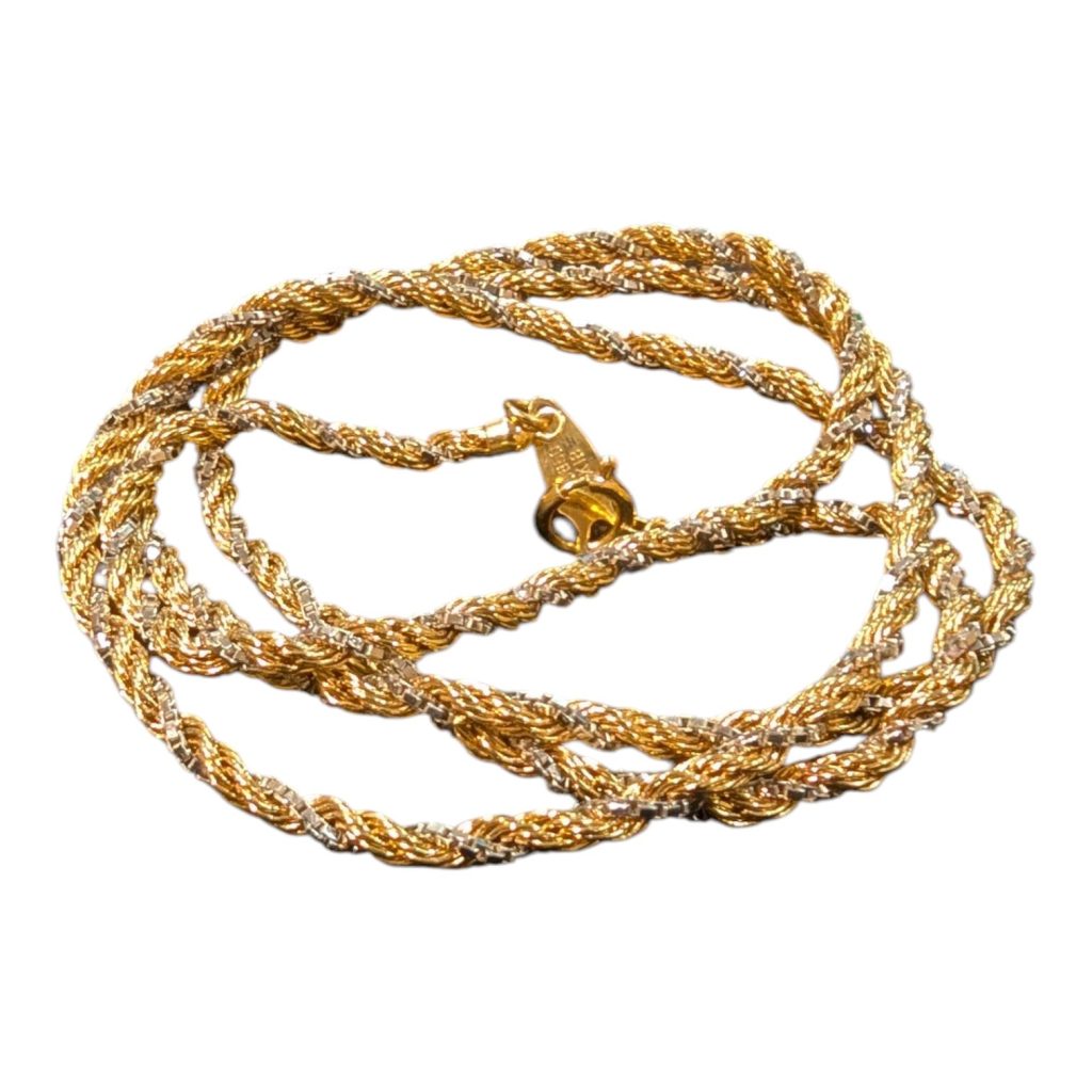 K18Pt850　コンビネックレス