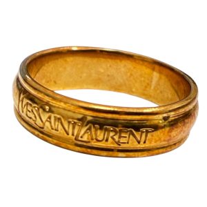 YVES SAINT LAURENT イヴ・サンローラン YSL 750 YG リング　札幌市 東区 元町