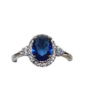 【Pt900 リング】プラチナ900・サファイヤ・エメラルド・ダイヤモンド・指輪・貴金属・アクセサリー