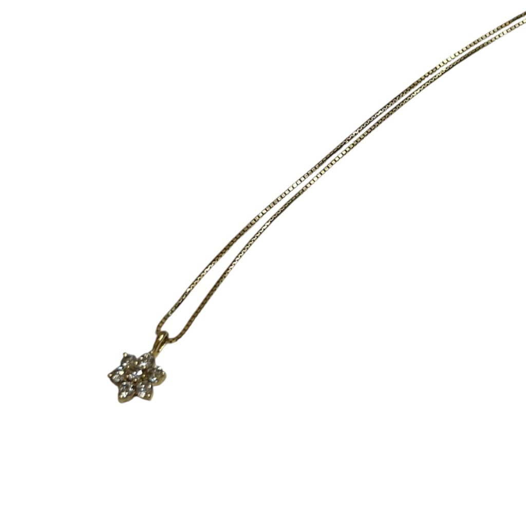 K18WG ネックレス