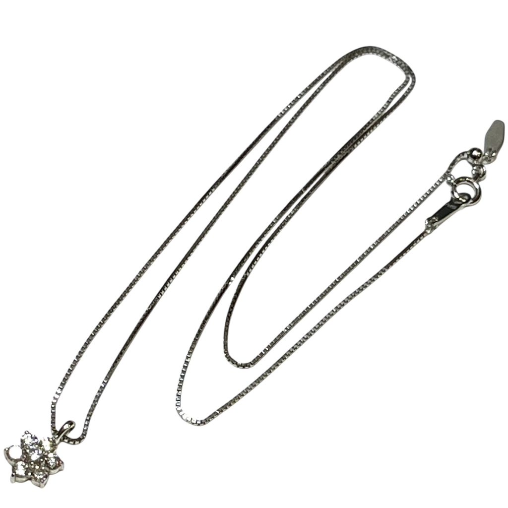 ダイヤモンド付き プラチナ ネックレス Pt900 アクセサリー