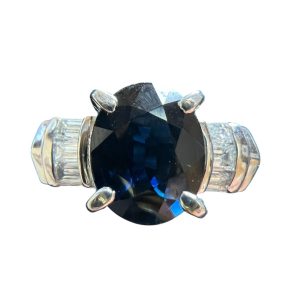 Pt900(プラチナ)　石付　リング