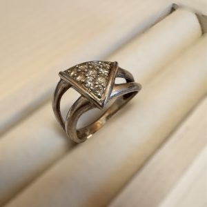 Pt900(プラチナ900)　ダイヤモンド付きリング　札幌市西区