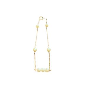 K10(10金)　パール付き　ネックレス