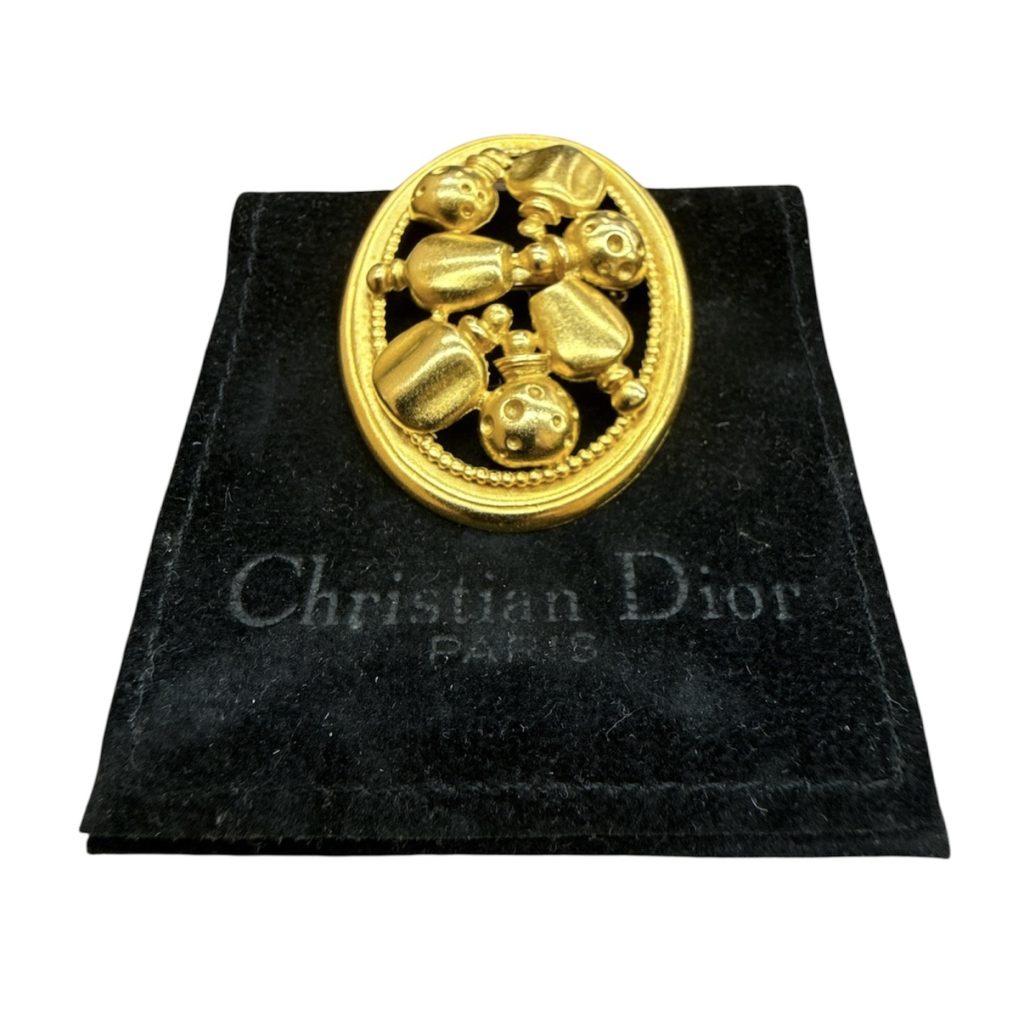 Christian Dior クリスチャンディオール ブロ-チ