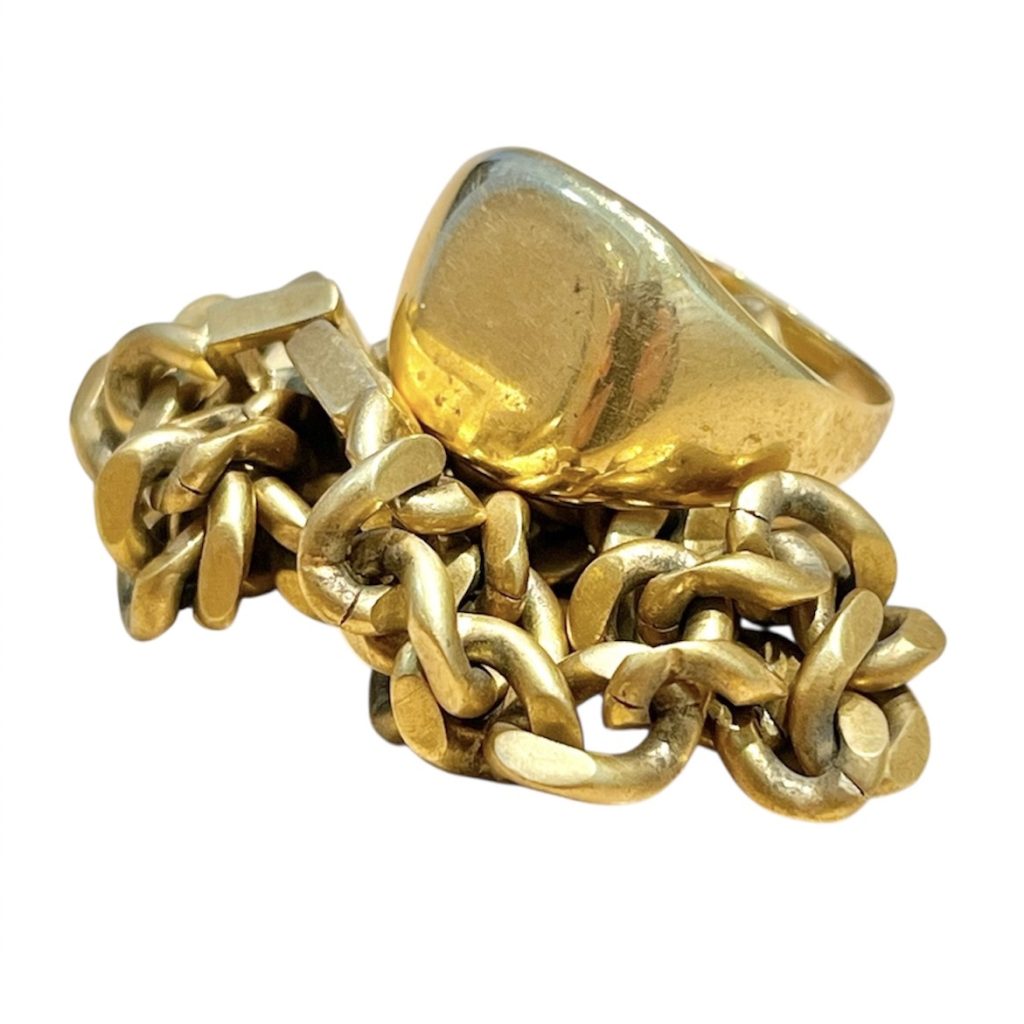 K18 ネックレス リング