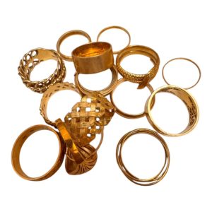 K18(18金)　750　石なしリングおまとめ買取