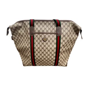 【ブランド】OLD GUCCI/オールドグッチ GGキャンバス トートバッグ