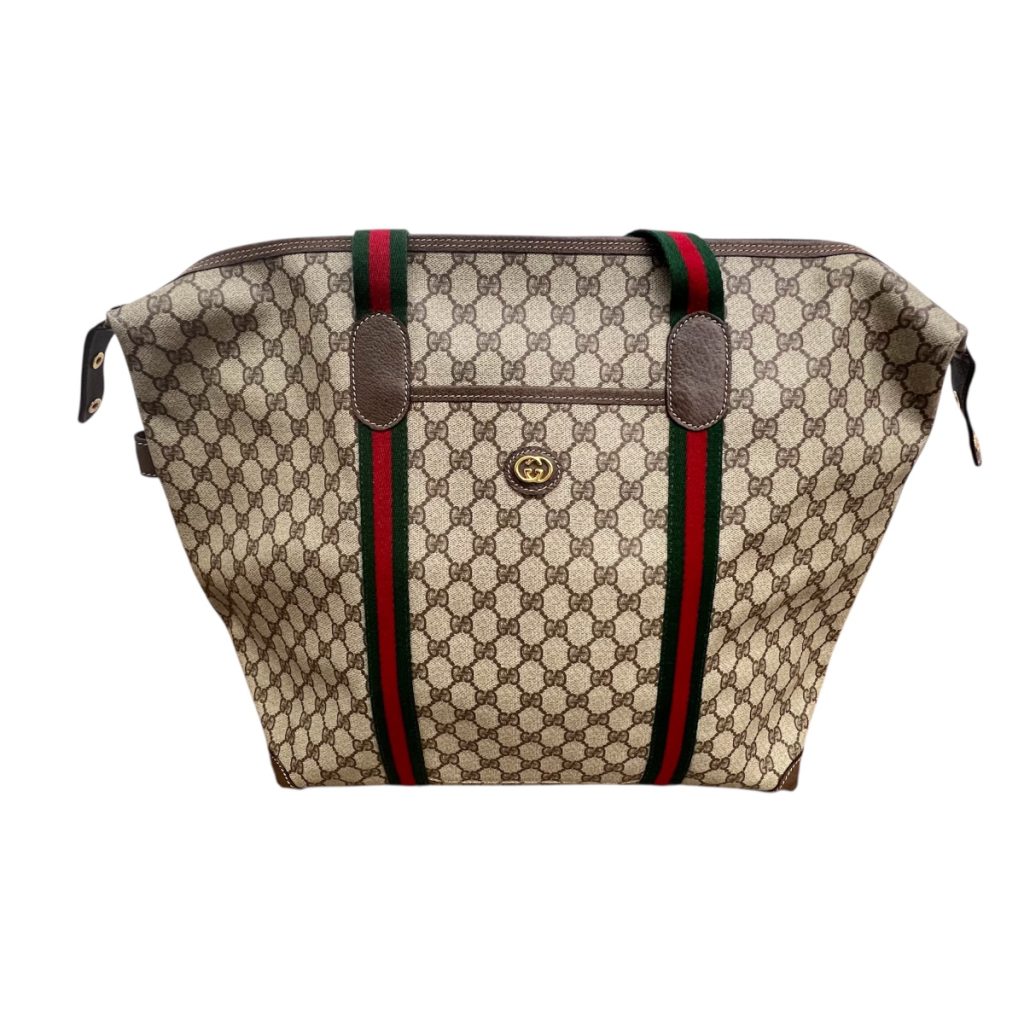 【ブランド】OLD GUCCI/オールドグッチ GGキャンバス トートバッグ