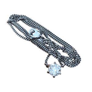 Pt850(プラチナ850)　ダイヤモンド0.78ct　ネックレス