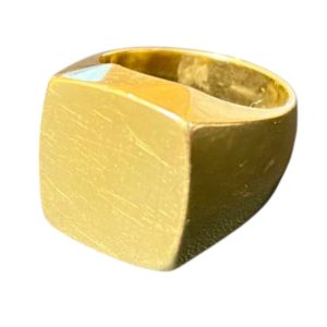 K18(18金)印台リング