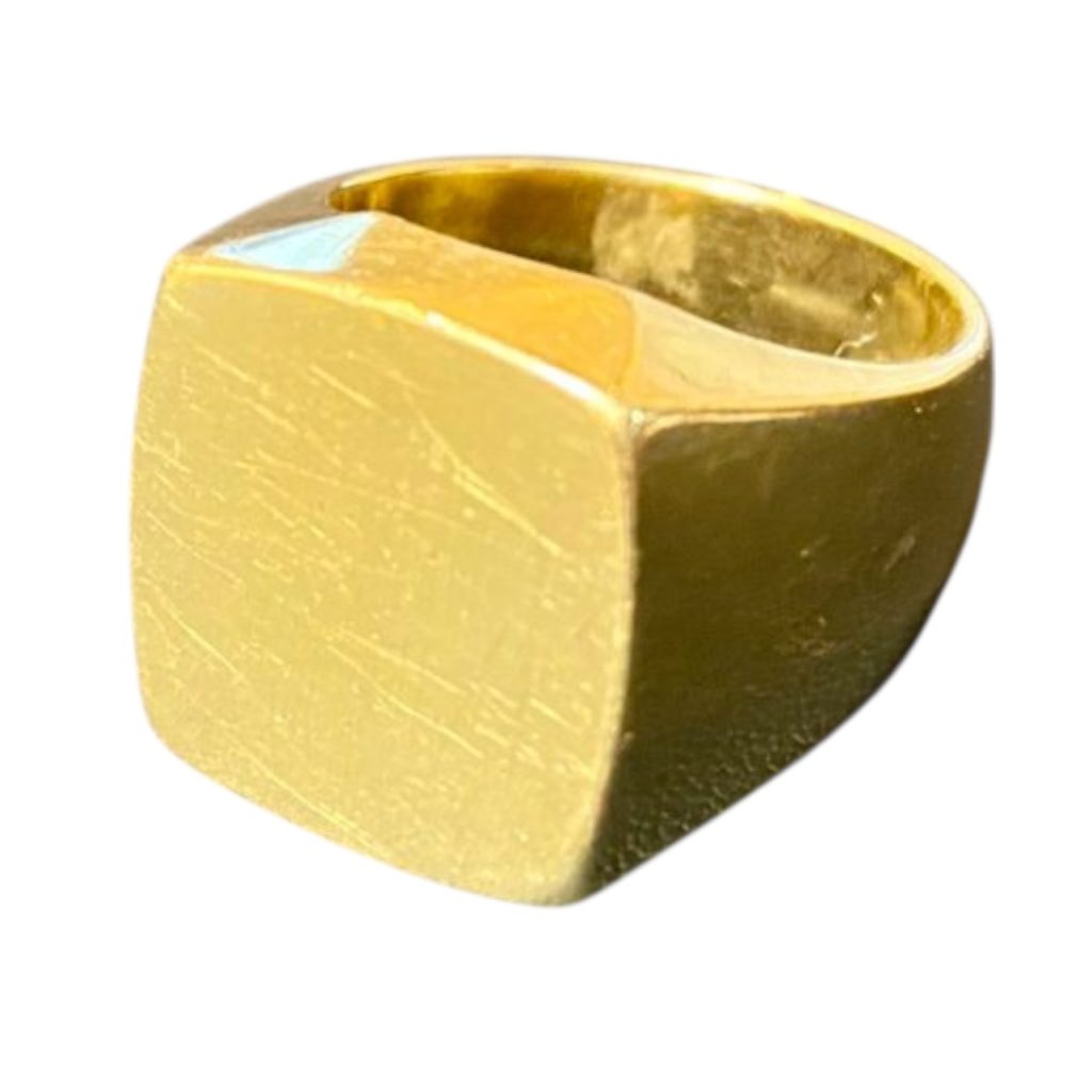 K18(18金)印台リング