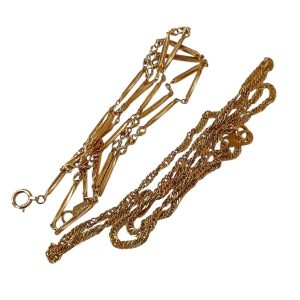 【K18(18金)/ネックレス/貴金属・アクセサリー・メンズ・レディース・石なし】