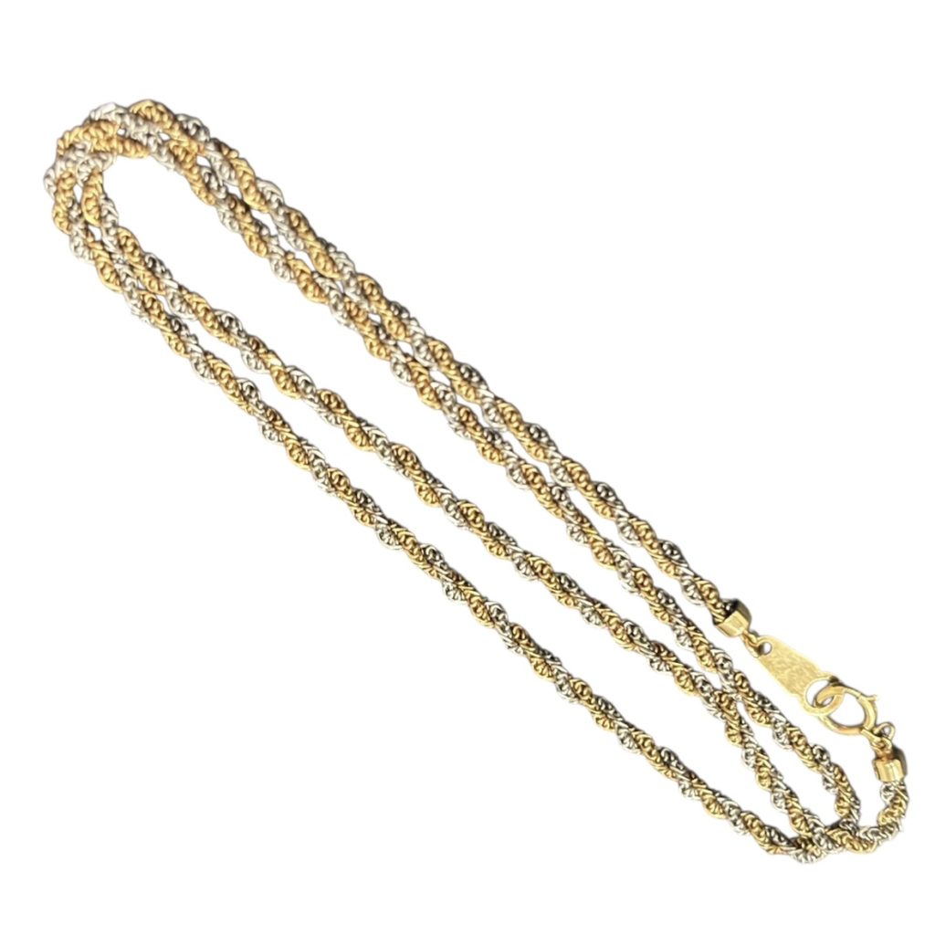 K18 (18金) / Pt900 (プラチナ900) コンビ ネックレス