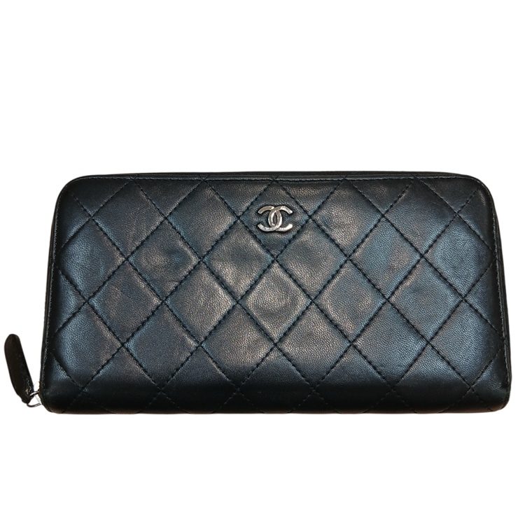 マトラッセ ラムスキン CHANEL 長財布【Cランク】