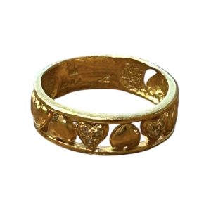 K18 750 18金 リング 石あり