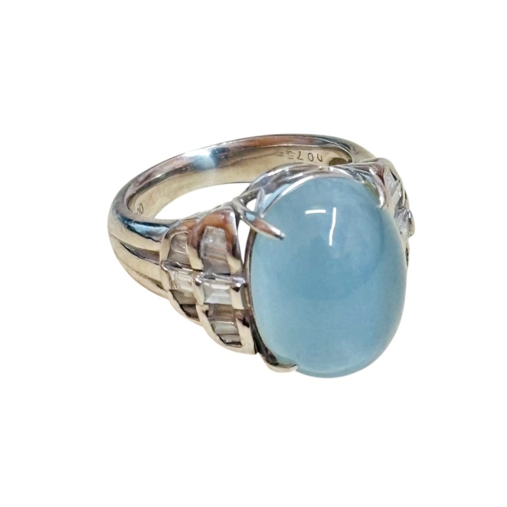 Pt900　プラチナ　リング　ダイヤモンド付き