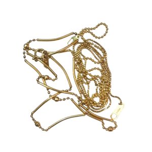 【貴金属】K18 18金 750 切れたネックレス