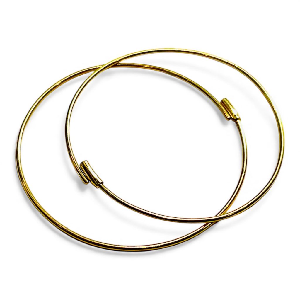 K18 フープピアス (750)