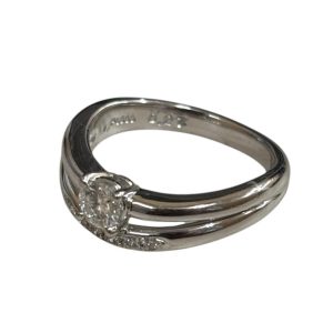Pt900 プラチナ900 リング ダイヤモンド メレダイヤ ジュエリー 鶴岡市