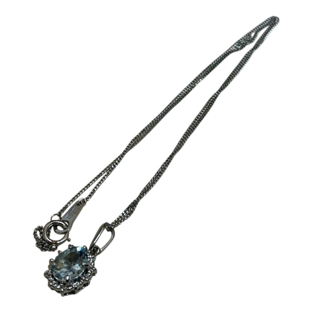 【Pt850 ネックレス アクアマリン付き 買取】札幌市　白石区　菊水