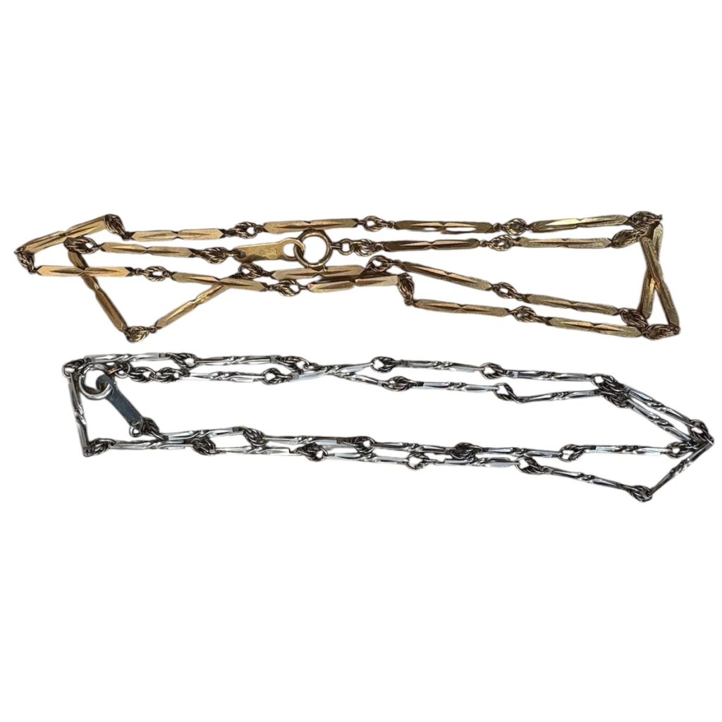 Pt850 (プラチナ850)・ K18 (18金) ネックレス　岩見沢