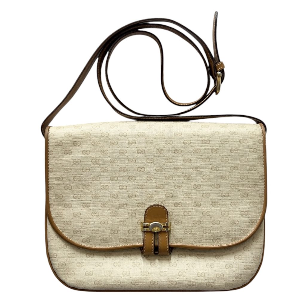 グッチ (GUCCI) マイクロGGキャンバス ショルダーバッグ